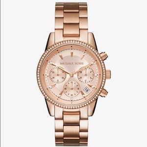 MICHAEL KORS | Women's Ritz Rose Gold-Tone Watch